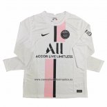 Camiseta Paris Saint-Germain Segunda Manga Larga 2021-22