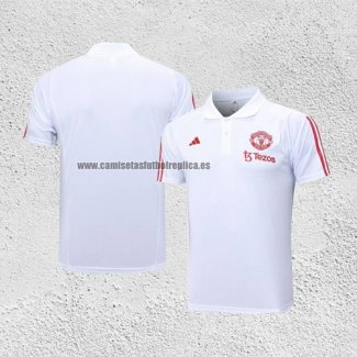 Camiseta Polo del Manchester United 2023-24 Blanco