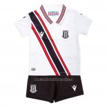Camiseta Stoke City Segunda Nino 2022-23 Blanco