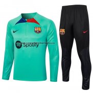 Chandal de Sudadera del Barcelona 2023-24 Verde Claro