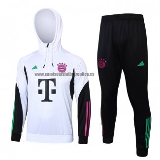 Chandal de Sudadera del Bayern Munich Nino 2023-24 Blanco