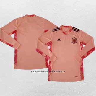 Camiseta Espana Primera Portero Manga Larga 2020