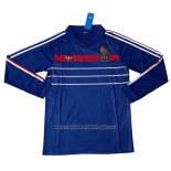 Camiseta Francia Primera Manga Larga Retro 1984-1986