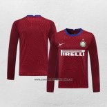 Camiseta Inter Milan Portero Manga Larga 2020-21 Rojo