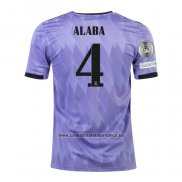 Camiseta Real Madrid Jugador Alaba Segunda 2022-23