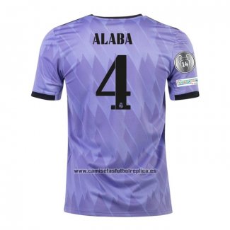 Camiseta Real Madrid Jugador Alaba Segunda 2022-23