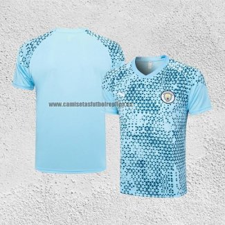 Camiseta de Entrenamiento Manchester City 2023-24 Azul