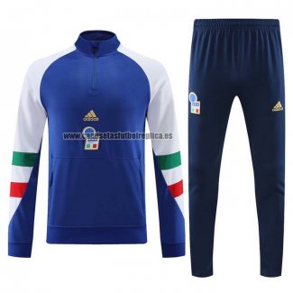 Chandal de Sudadera del Italia 2023-24 Azul