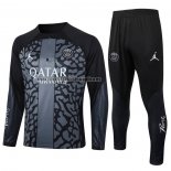 Chandal de Sudadera del Paris Saint-Germain 2023-24 Gris