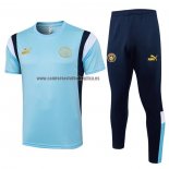 Chandal del Manchester City Manga Corta 2023-24 Azul