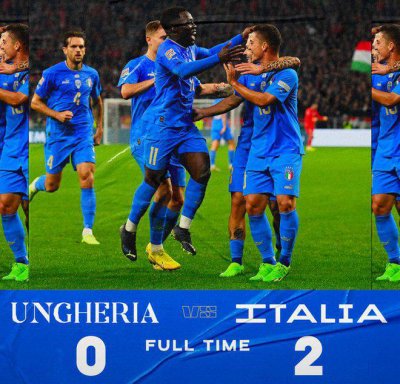 Italia 2-0 Hungría