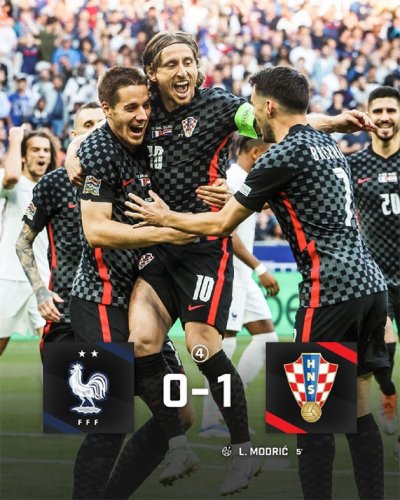Francia 0-1 Croacia