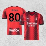 Camiseta AC Milan Jugador Musah Primera 2023-24
