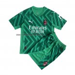 Camiseta AC Milan Portero Nino 2023-24 Verde