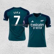Camiseta Arsenal Jugador Saka Tercera 2023-24