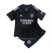 Camiseta Arsenal Portero Nino 2023-24 Negro