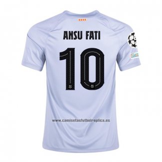 Camiseta Barcelona Jugador Ansu Fati Tercera 2022-23