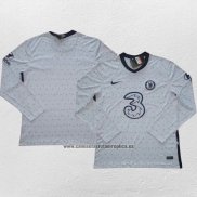 Camiseta Chelsea Segunda Manga Larga 2020-21