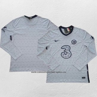 Camiseta Chelsea Segunda Manga Larga 2020-21