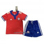 Camiseta Chile Primera Nino 2021-22