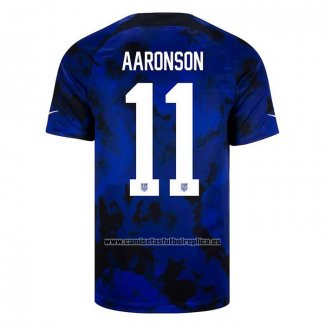 Camiseta Estados Unidos Jugador Aaronson Segunda 2022