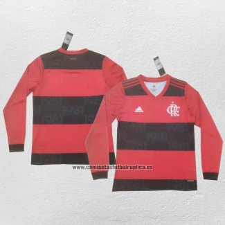 Camiseta Flamengo Primera Manga Larga 2021