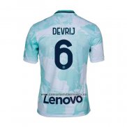 Camiseta Inter Milan Jugador De Vrij Segunda 2022-23