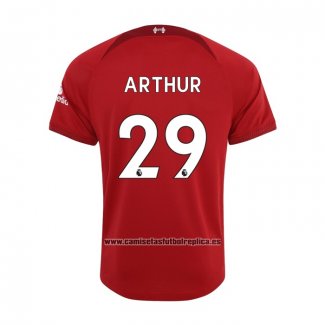 Camiseta Liverpool Jugador Arthur Primera 2022-23