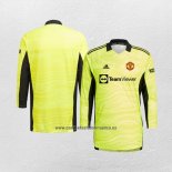 Camiseta Manchester United Portero Primera Manga Larga 2021-22