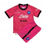 Camiseta Napoli Portero Nino 2022-23 Rosa