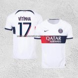 Camiseta Paris Saint-Germain Jugador Vitinha Segunda 2023-24