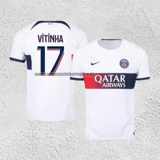 Camiseta Paris Saint-Germain Jugador Vitinha Segunda 2023-24