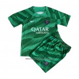 Camiseta Paris Saint-Germain Portero Nino 2023-24 Verde