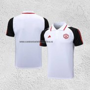 Camiseta Polo del Manchester United 2023-24 Blanco