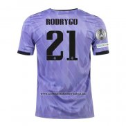Camiseta Real Madrid Jugador Rodrygo Segunda 2022-23
