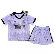 Camiseta Real Madrid Segunda Nino 2022-23