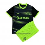 Camiseta Sporting Segunda Nino 2022-23