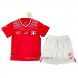 Camiseta Suiza Primera Nino 2022