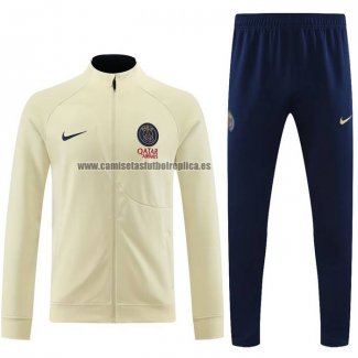 Chandal de Chaqueta del Paris Saint-Germain 2023-24 Amarillo