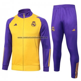 Chandal de Chaqueta del Real Madrid 2023-24 Amarillo