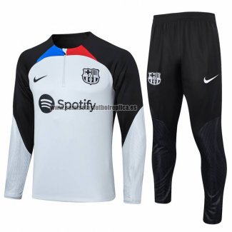 Chandal de Sudadera del Barcelona 2023-24 Gris