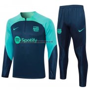 Chandal de Sudadera del Barcelona Nino 2023-24 Azul