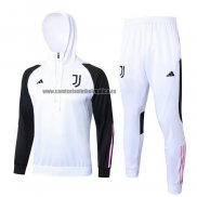 Chandal de Sudadera del Juventus 2023-24 Blanco y Negro