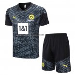 Chandal del Borussia Dortmund Manga Corta 2023-24 Negro - Pantalon Corto