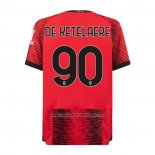 Camiseta AC Milan Jugador De Ketelaere Primera 2023-24
