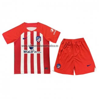 Camiseta Atletico Madrid Primera Nino 2023-24