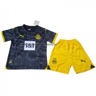 Camiseta Borussia Dortmund Segunda Nino 2023-24