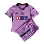 Camiseta Cruz Azul Portero Nino 2022-23 Purpura