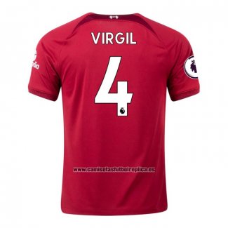 Camiseta Liverpool Jugador Virgil Primera 2022-23