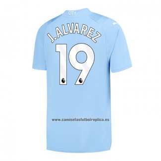 Camiseta Manchester City Jugador J.Alvarez Primera 2023-24